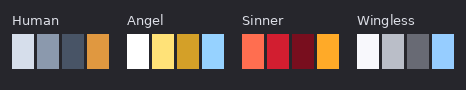 Colour palette per path