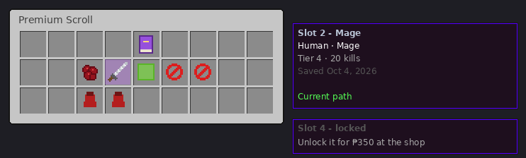 The Premium Scroll menu