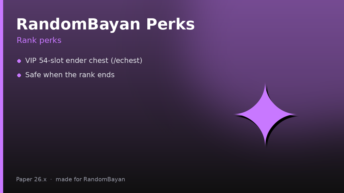 RandomBayan Perks card