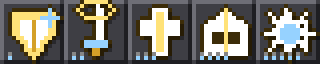 Angel Knight ability icons