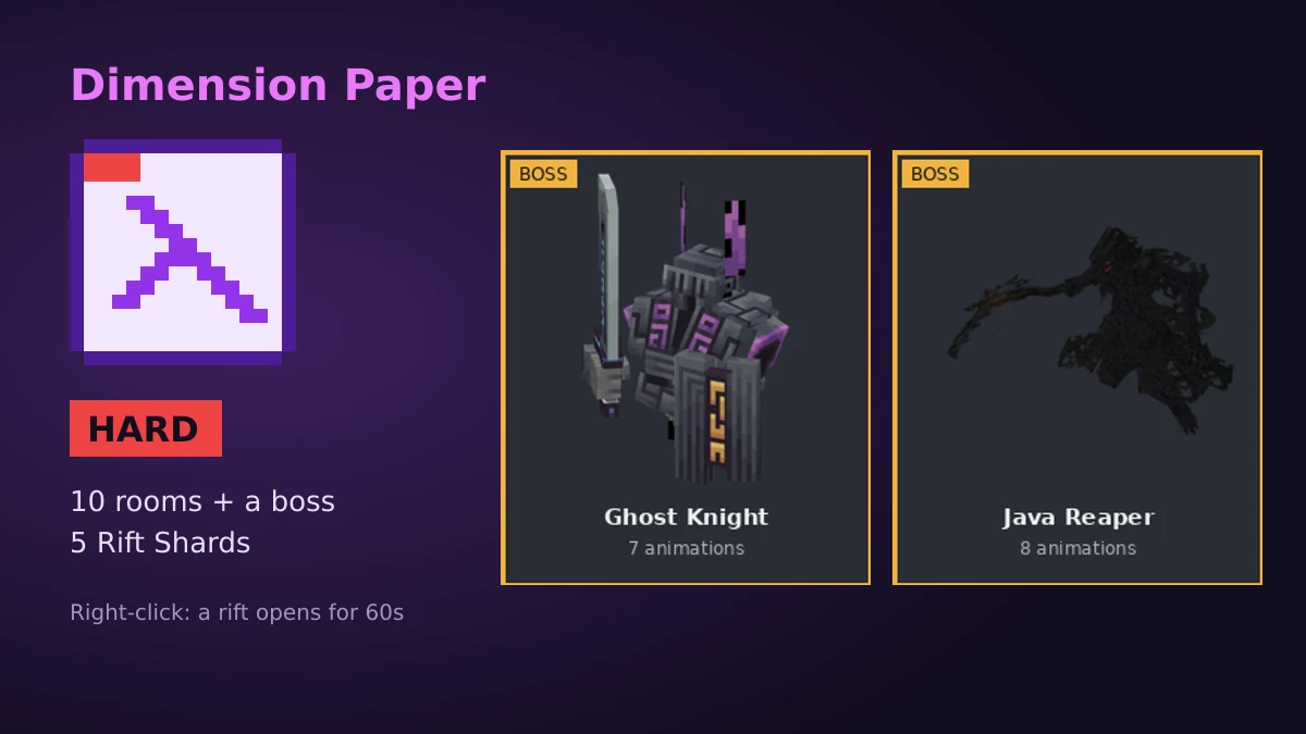 Dimension Paper (Hard)