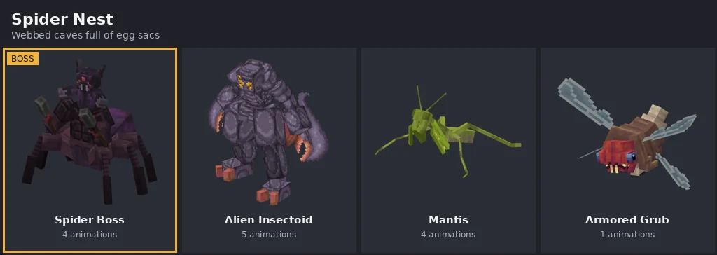 Spider Nest rift monsters