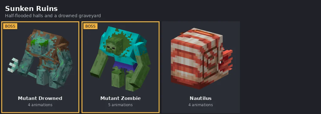 Sunken Ruins rift monsters